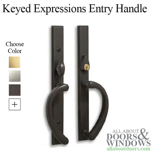 Amesbury Truth Expression Sliding Door Handle Keyed Entry Square Handlset