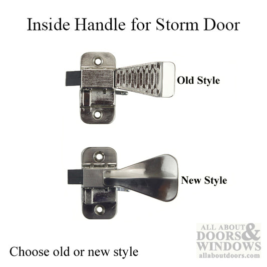 Storm Door Inside Handle with Deadbolt 1.75 Inch Hole Spacing