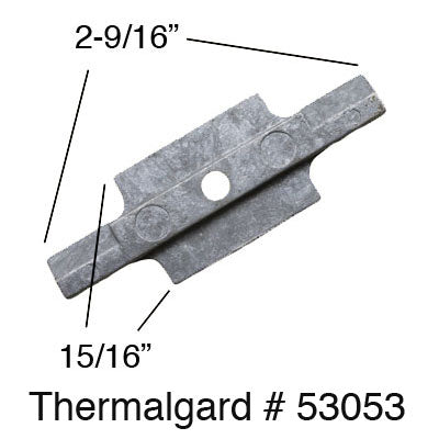 Pivot Bar, 2-9/16 Thermalgard Tilt Window - Zinc Die Cast - Pivot Bar, 2-9/16 Thermalgard Tilt Window - Zinc Die Cast