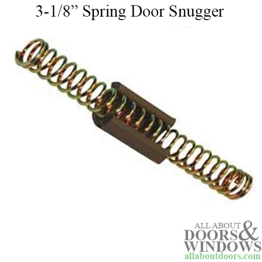 Bi-fold door snugger, 3-1/8" spring, 4 panel doors