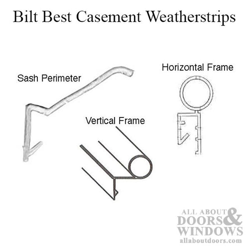 10 foot Leaf Weatherstrip, Bilt Best, Caradco, Hurd, casement and awning sash & frame  - Tan - 10 foot Leaf Weatherstrip, Bilt Best, Caradco, Hurd, casement and awning sash & frame  - Tan