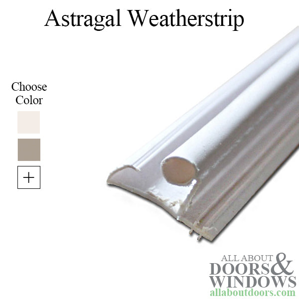 Milgard Astragal Weatherstrip for French/Double Doors - Milgard Astragal Weatherstrip for French/Double Doors