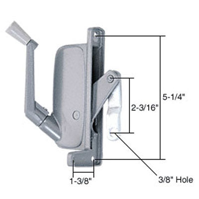 Left Hand Die Cast Awning Window Operator - Left Hand Die Cast Awning Window Operator