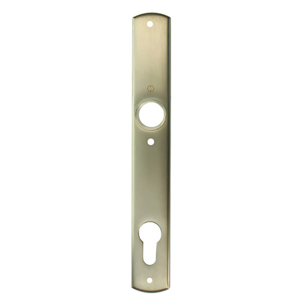 HOPPE Contemporary Interior Backplate M216N for Active/Inactive Handlesets - Satin Nickel - HOPPE Contemporary Interior Backplate M216N for Active/Inactive Handlesets - Satin Nickel