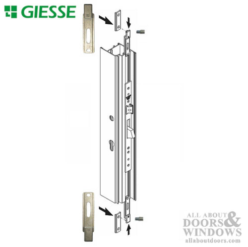 22mm Giesse 45mm Door Lock with Deadbolt 92mm PZ - 22mm Giesse 45mm Door Lock with Deadbolt 92mm PZ