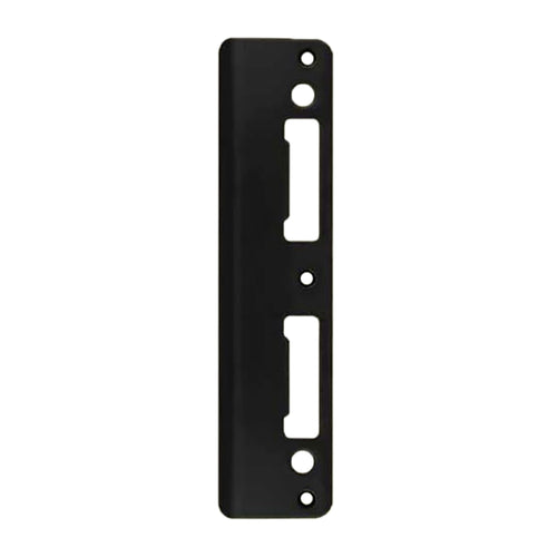 Latch & Deadbolt Strike Plate 2-¼ Inch Door PC0015N Black Finish - Latch & Deadbolt Strike Plate 2-¼ Inch Door PC0015N Black Finish