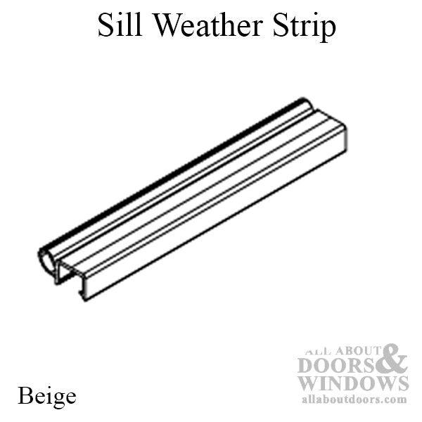 Integrity by Marvin V2026 Weatherstrip, Sill, BG, 3-0- Beige - Integrity by Marvin V2026 Weatherstrip, Sill, BG, 3-0- Beige