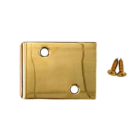 Andersen Jamb Strike Extender, 3" - Bright Brass