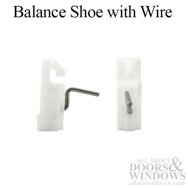 Channel Balance Shoe with Wire, 1/2