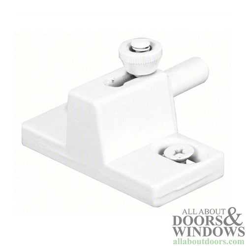 Patio Door Slide Bolt Lock - White - Patio Door Slide Bolt Lock - White