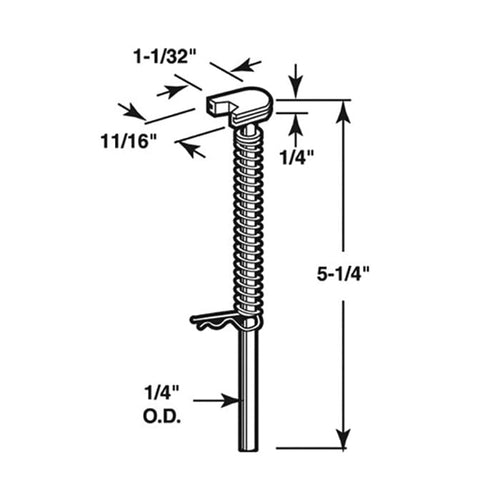 Leigh - Monarch 1/4 Inch Pin , Spring and H-Shape Nylon Guide - Leigh - Monarch 1/4 Inch Pin , Spring and H-Shape Nylon Guide