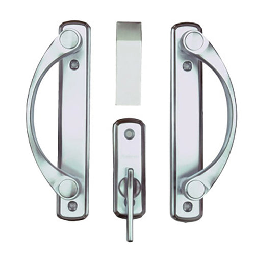 Andersen Newbury 2 Panel Gliding Door Hardware Set Brushed Chrome - Andersen Newbury 2 Panel Gliding Door Hardware Set Brushed Chrome