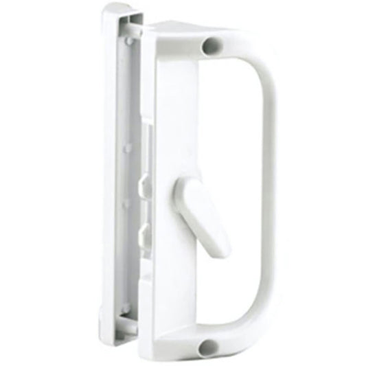 Sliding Patio Door Handlset White Non Keyed Door Handle 6 9/16 Inch Hole Center