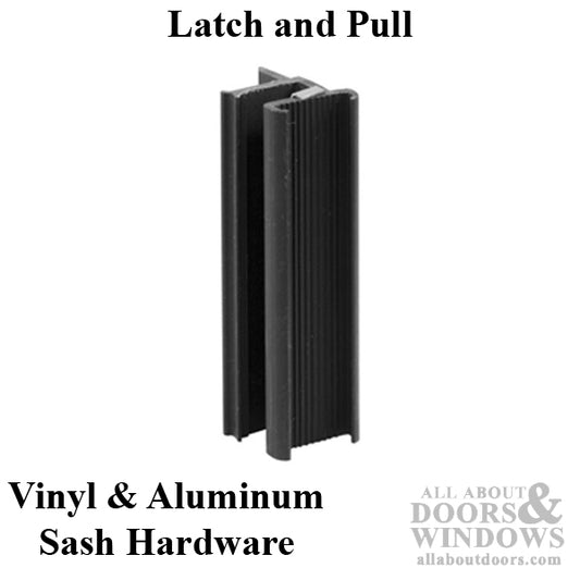 Latch and Pull - Vinyl and Aluminum Sash Hardware, Plastic - Black