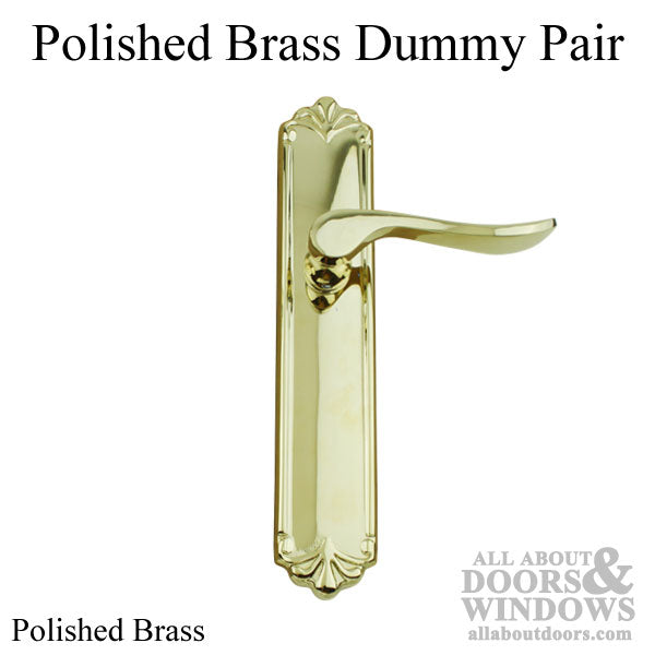 Pella Replacement Dummy Trim, Fixed Pair, Right- PVD Brass - Pella Replacement Dummy Trim, Fixed Pair, Right- PVD Brass