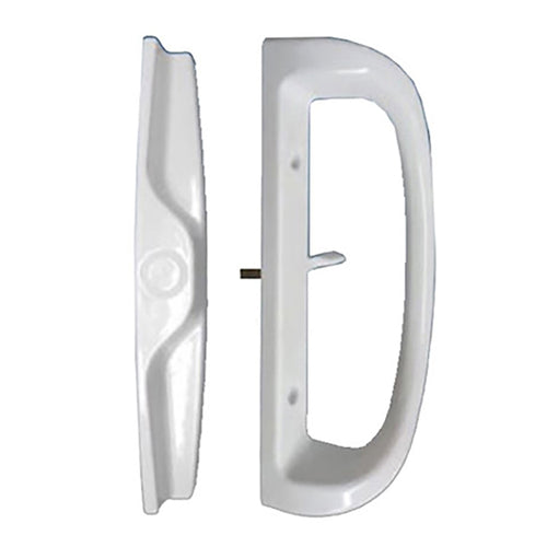 Sliding Patio Door Handle Non-Keyed Adjustable Thumb Turn Powder Coat Finish - Sliding Patio Door Handle Non-Keyed Adjustable Thumb Turn Powder Coat Finish
