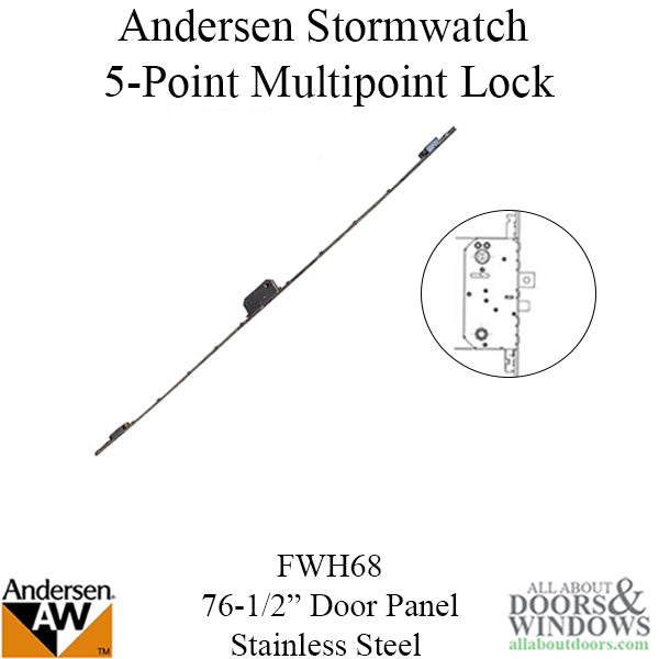 Andersen Stormwatch 5-Point Lock AP/PA - FWH68  Door - Andersen Stormwatch 5-Point Lock AP/PA - FWH68  Door