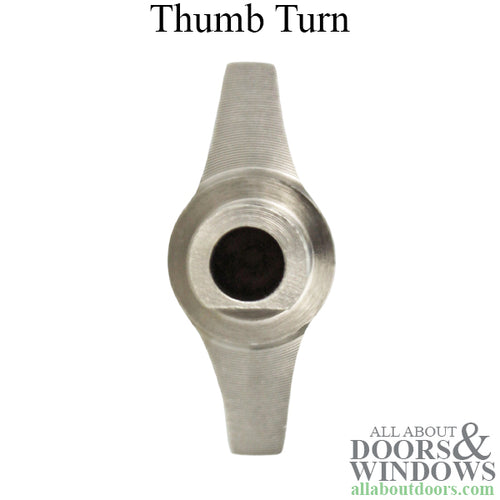 Thumb Turn Kit for Multipoint Lock Trim Emtek Satin Nickel - Thumb Turn Kit for Multipoint Lock Trim Emtek Satin Nickel