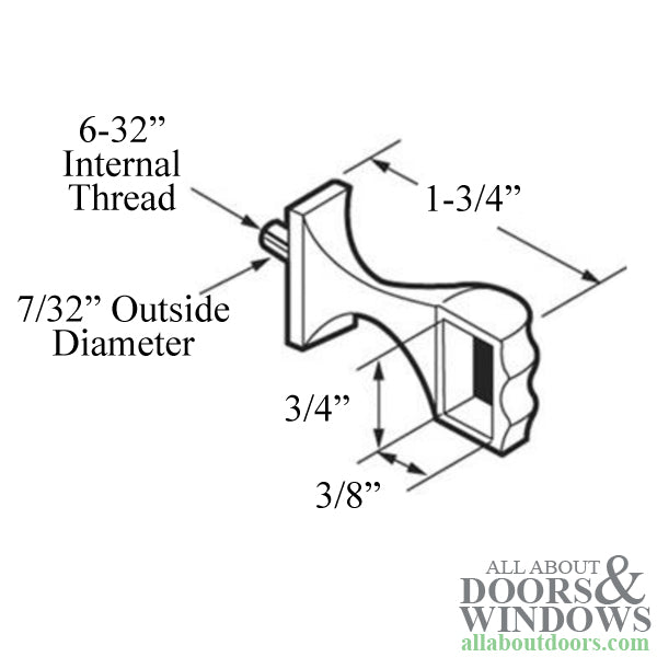 Towel Bar Bracket Pair, One Stud - Brass - Towel Bar Bracket Pair, One Stud - Brass