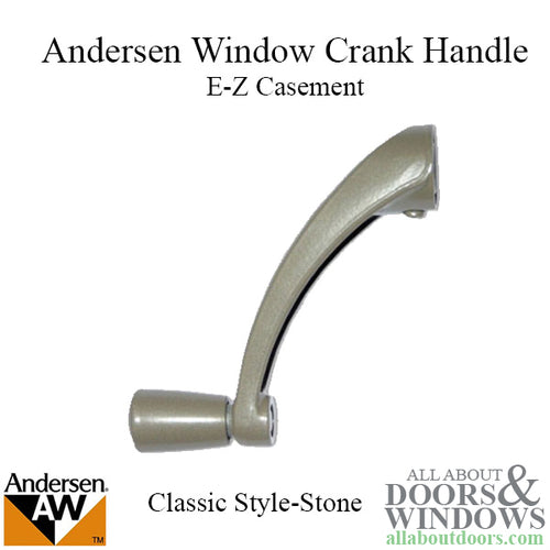 Andersen Casement Window Crank For Perma Shield and EZ Casement Windows Stone - Andersen Casement Window Crank For Perma Shield and EZ Casement Windows Stone