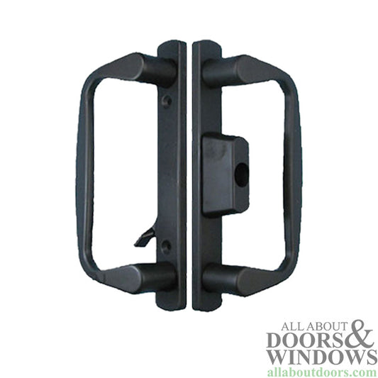 Peachtree Prado Sliding Glass Door Handles Keyed Bronze