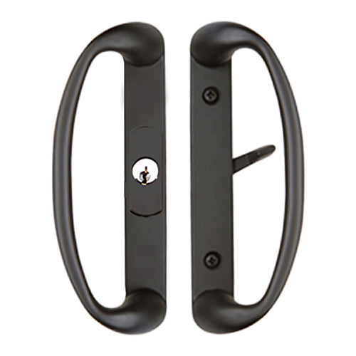 Sonoma Active Keyed Entry Handle Set with Full Cylinder for Sliding Patio Doors - Sonoma Active Keyed Entry Handle Set with Full Cylinder for Sliding Patio Doors