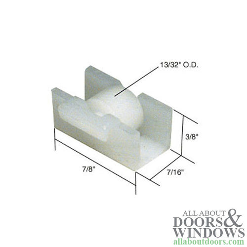 Roller Assembly (Flat) - Sliding Windows, Nylon - Roller Assembly (Flat) - Sliding Windows, Nylon