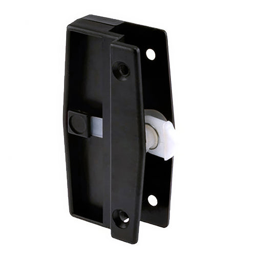 Non-Handed Plastic Latch & Pull Handle Set with Security Lock for Sliding Screen Door - Black - Non-Handed Plastic Latch & Pull Handle Set with Security Lock for Sliding Screen Door - Black