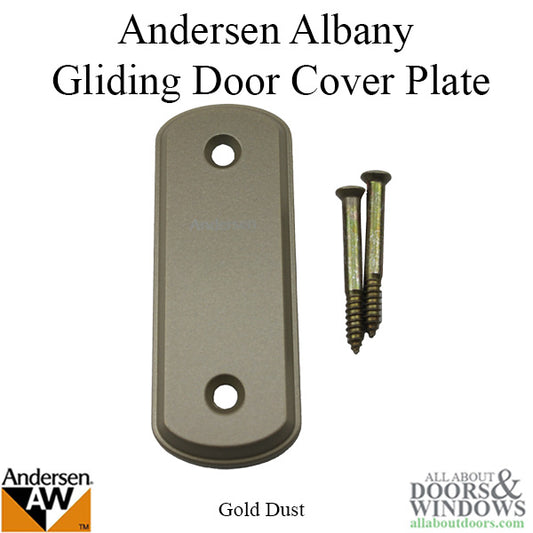 Andersen Frenchwood Gliding Doors - Cover Plate - Albany - Gold Dust