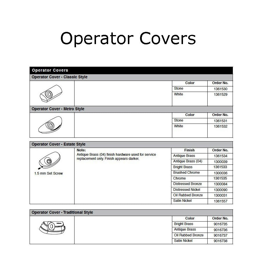 Operator Cover for Andersen Perma-Shield Improved/E-Z Casement Windows - Traditional - Bright Brass - Operator Cover for Andersen Perma-Shield Improved/E-Z Casement Windows - Traditional - Bright Brass