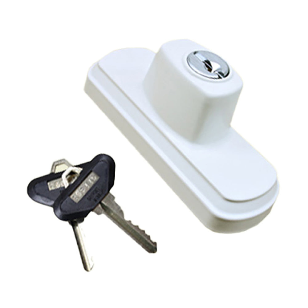 Andersen Gliding Door Albany Exterior Lock Assembly w/ Keys - Keyed Alike, Left Hand - White - Andersen Gliding Door Albany Exterior Lock Assembly w/ Keys - Keyed Alike, Left Hand - White