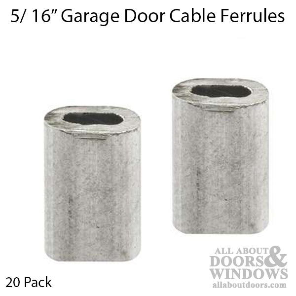 Cable Ferrules - Bulk - 5/16 Inch - 20 pcs - Cable Ferrules - Bulk - 5/16 Inch - 20 pcs