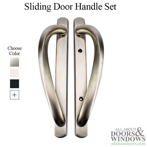 Truth Round Top Sliding Door Handleset, Dummy, No Key, No Thumb Latch, Fixed Handles - Truth Round Top Sliding Door Handleset, Dummy, No Key, No Thumb Latch, Fixed Handles