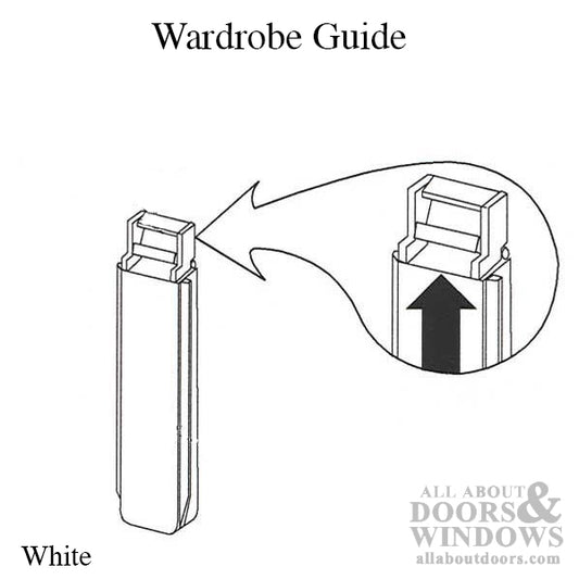 Closet Door / Wardrobe Guide - White