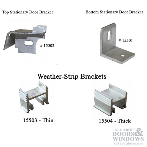 Bracket, Jet Door Weather-strip Clip, bottom Rail - Thin (1/ - Bracket, Jet Door Weather-strip Clip, bottom Rail - Thin (1/