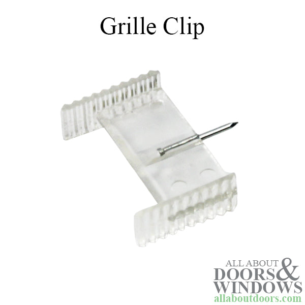 Window Grille/ Grid Parts: 7/8 Inch, Sliding Grille Clip, Needle - Window Grille/ Grid Parts: 7/8 Inch, Sliding Grille Clip, Needle
