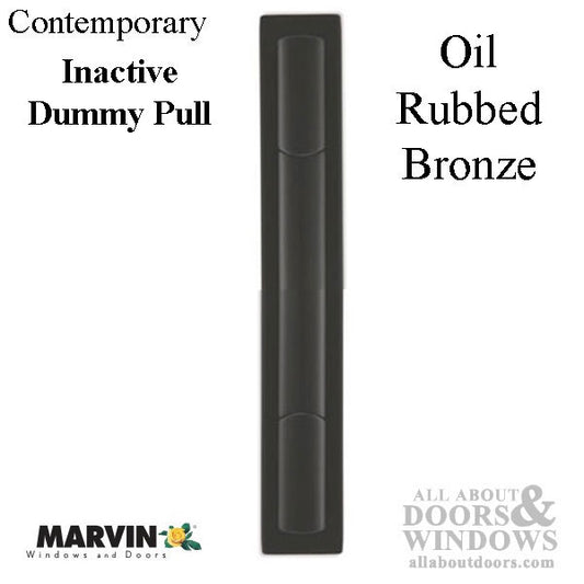 Marvin Contemporary Passive Handle, Ultimate Sliding French Door - Oil Rubbed Bronze PVD