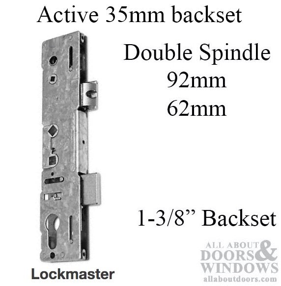 Lockmaster Replacement  Active  lock case  35/92-62 for Multipoint Lock - Lockmaster Replacement  Active  lock case  35/92-62 for Multipoint Lock