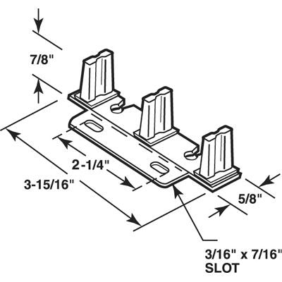 Closet Door Guide for 3/4 Inch or 1-3/8 Inch Doors - Closet Door Guide for 3/4 Inch or 1-3/8 Inch Doors
