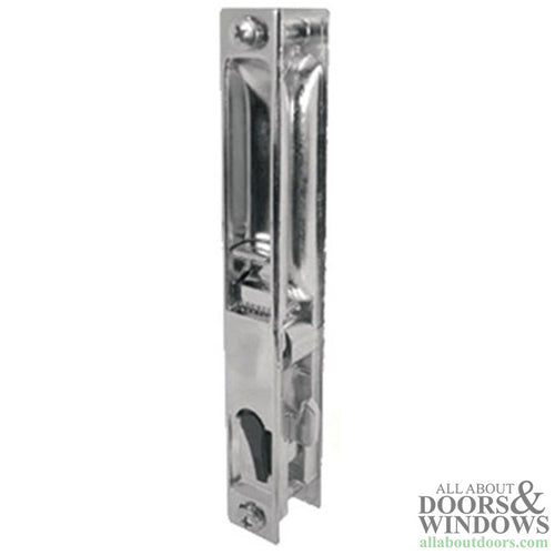 Sliding Patio Door Handleset Flush Tyle Handle 6 5/8 Inch Hole Center Chrome Handle - Sliding Patio Door Handleset Flush Tyle Handle 6 5/8 Inch Hole Center Chrome Handle