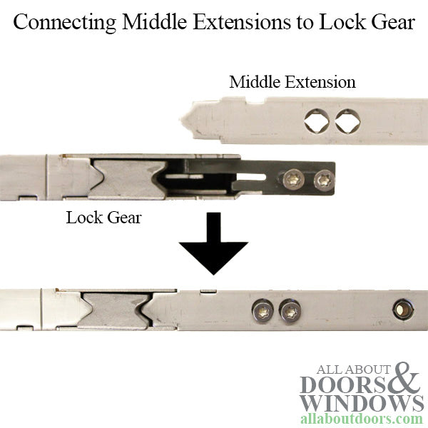 16mm P2000 Active Upper Assembly (27.483 Length), Doors Less than 69 - 16mm P2000 Active Upper Assembly (27.483 Length), Doors Less than 69