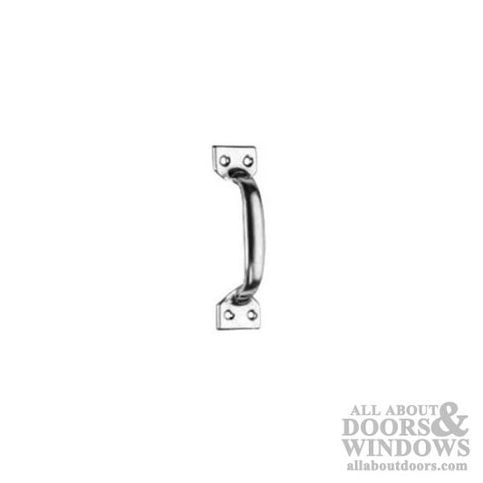 Garage Door, Gate Pull, Heavy Duty Steel, 5-3/4"- Brass Plated