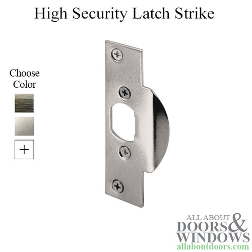 High Security Latch Strike - Choose Color - High Security Latch Strike - Choose Color