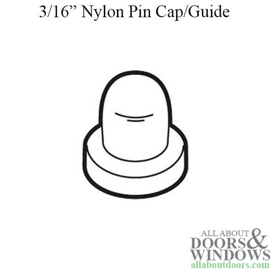 Pin Cap / Guide, 3/16 I.D., Nylon Replacement - Each