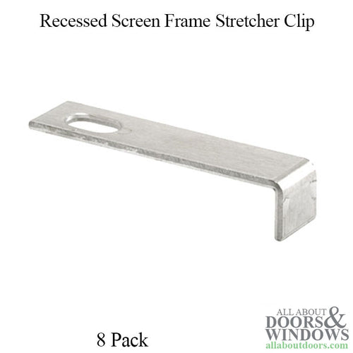 Stretcher Clip for Recessed Screen Frame 8 Pack - Stretcher Clip for Recessed Screen Frame 8 Pack