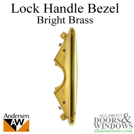 Andersen Window - Improved E-Z Casement Lock Bezel - Brass