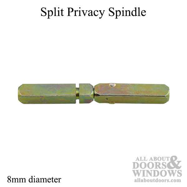 Split Spindle, Swivels in middle 5/16 x 3-1/8