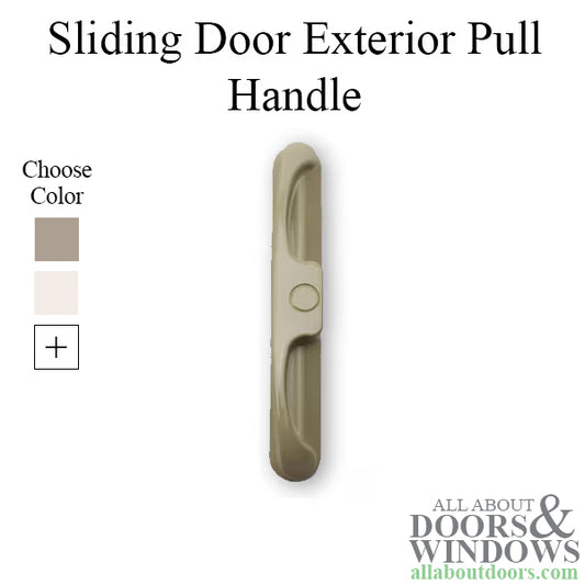 Non-Handed Exterior Handle Pull