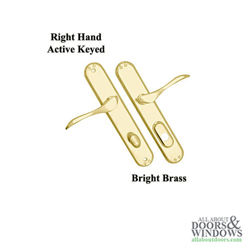 Pella Door Handle For Hinged Doors Right Hand Keyed Active Handleset - Pella Door Handle For Hinged Doors Right Hand Keyed Active Handleset