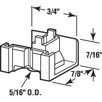 Roller Assembly (Flat) - Sliding Windows, Nylon / Steel - Roller Assembly (Flat) - Sliding Windows, Nylon / Steel